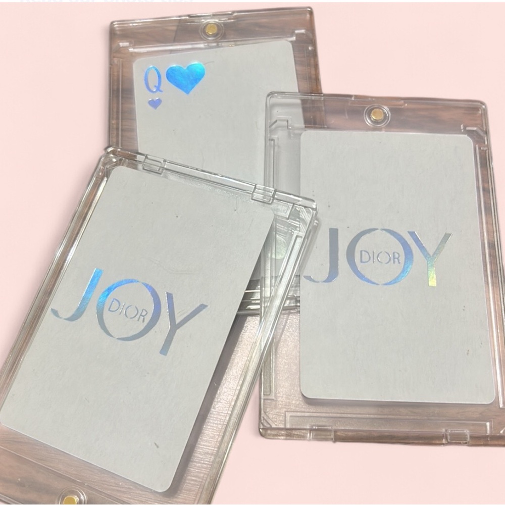 GIVEY Dior JOY collectors card in sealed case.